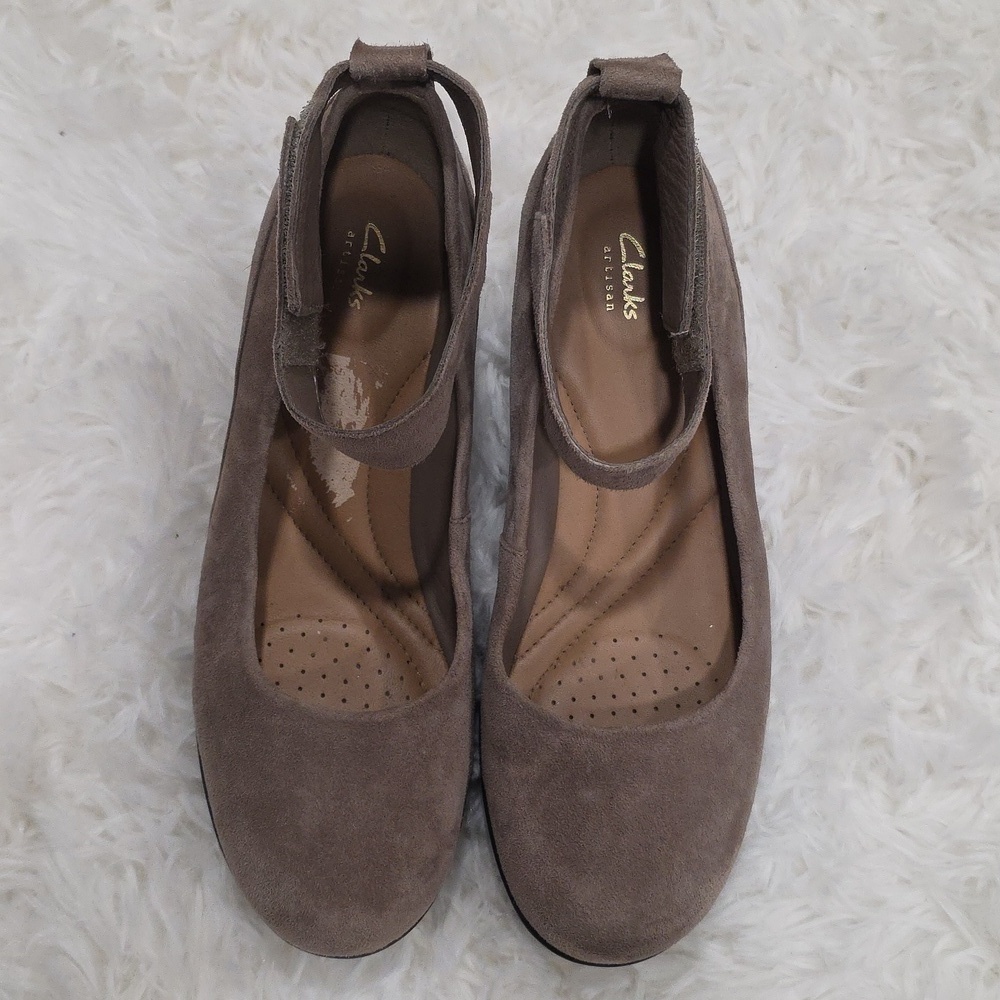 Clarks Wynnmere Fox Ankle Wedge Pump. Size 8.5 - Picture 6 of 10